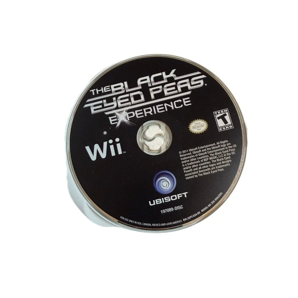 The Black Eyed Peas Experience Nintendo Wii Video Game Dance Party 2011 Ubisoft